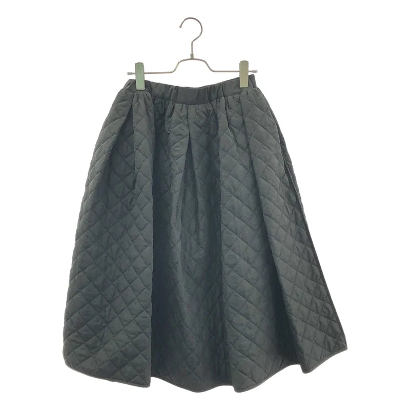 gypsohila キルティングスカート黒 Gypsohila / ジプソフィア | Quilt Skirt / キルティング スカート