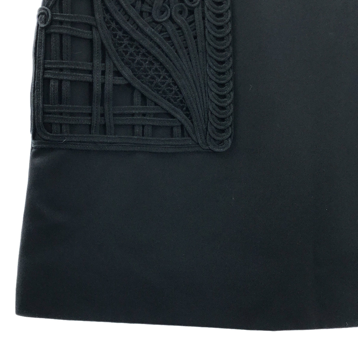 Mame Kurogouchi / マメクロゴウチ | Wool High Waisted Mini Skirt コード エンブロイダリー スカート | 2 | レディース