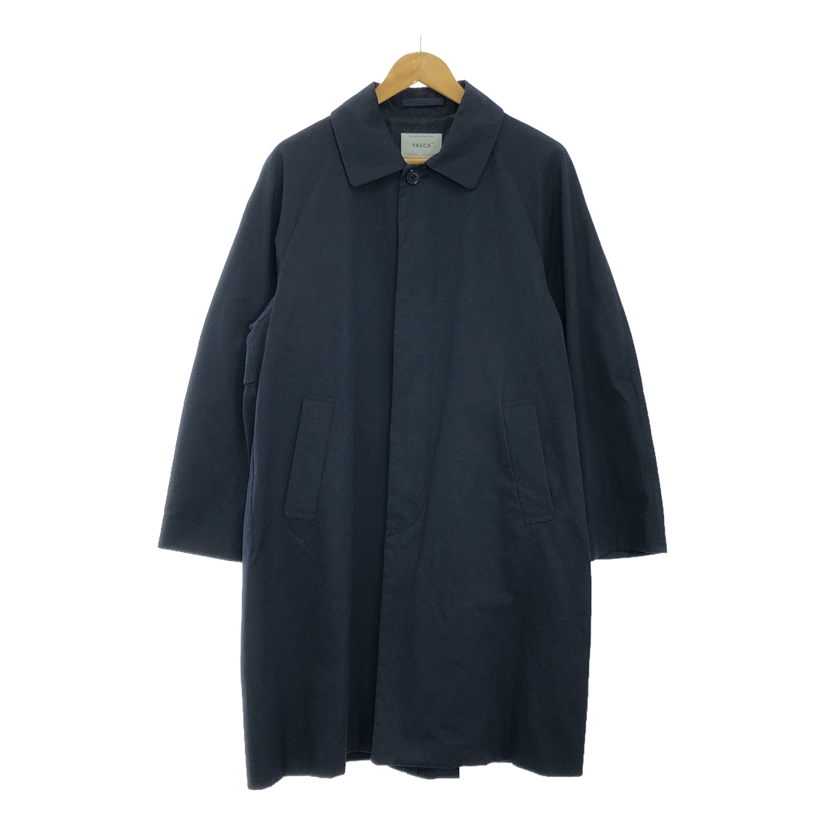 YAECA / ヤエカ | SOUTIEN COLLAR COAT STANDARD スタンダード ステンカラーコート | S | ネイビー – KLD