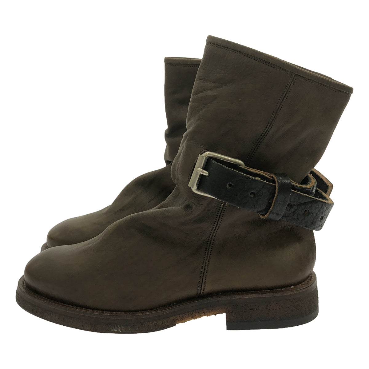 MIHARA YASUHIRO | Leather belt boots | 26.5cm | Men's
