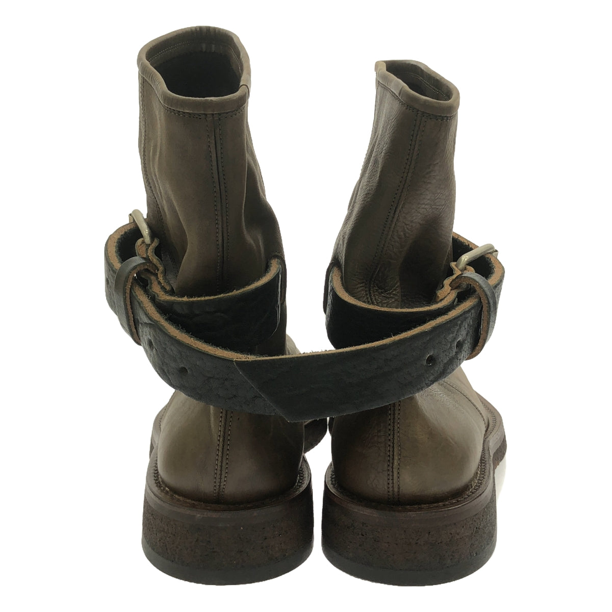 MIHARA YASUHIRO | Leather belt boots | 26.5cm | Men's
