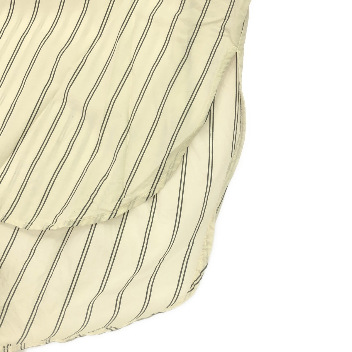 SIWALY | Band collar shirt blouse | F | Off-white/gray | Women's