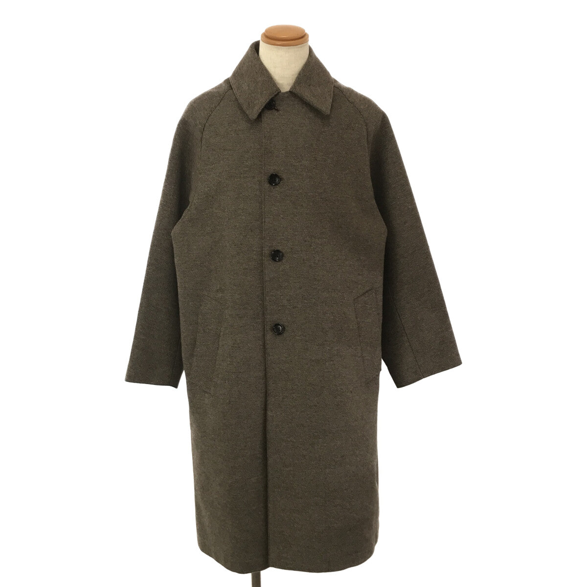 美品】 MAATEE&SONS / マーティー&サンズ | 2021AW | BAL COLLAR COAT ウール バルカラー コート – KLD