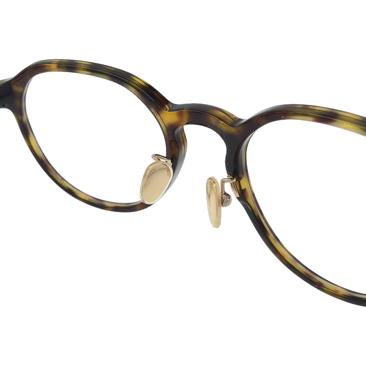 【美品】 TOM FORD / トムフォード | クラウンパント べっ甲 メガネ | 145 | べっ甲 / ゴールド