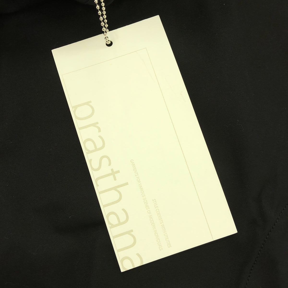 【新品】 prasthana / プラスターナ | hang strings salvage parka | M | ブラック | メンズ