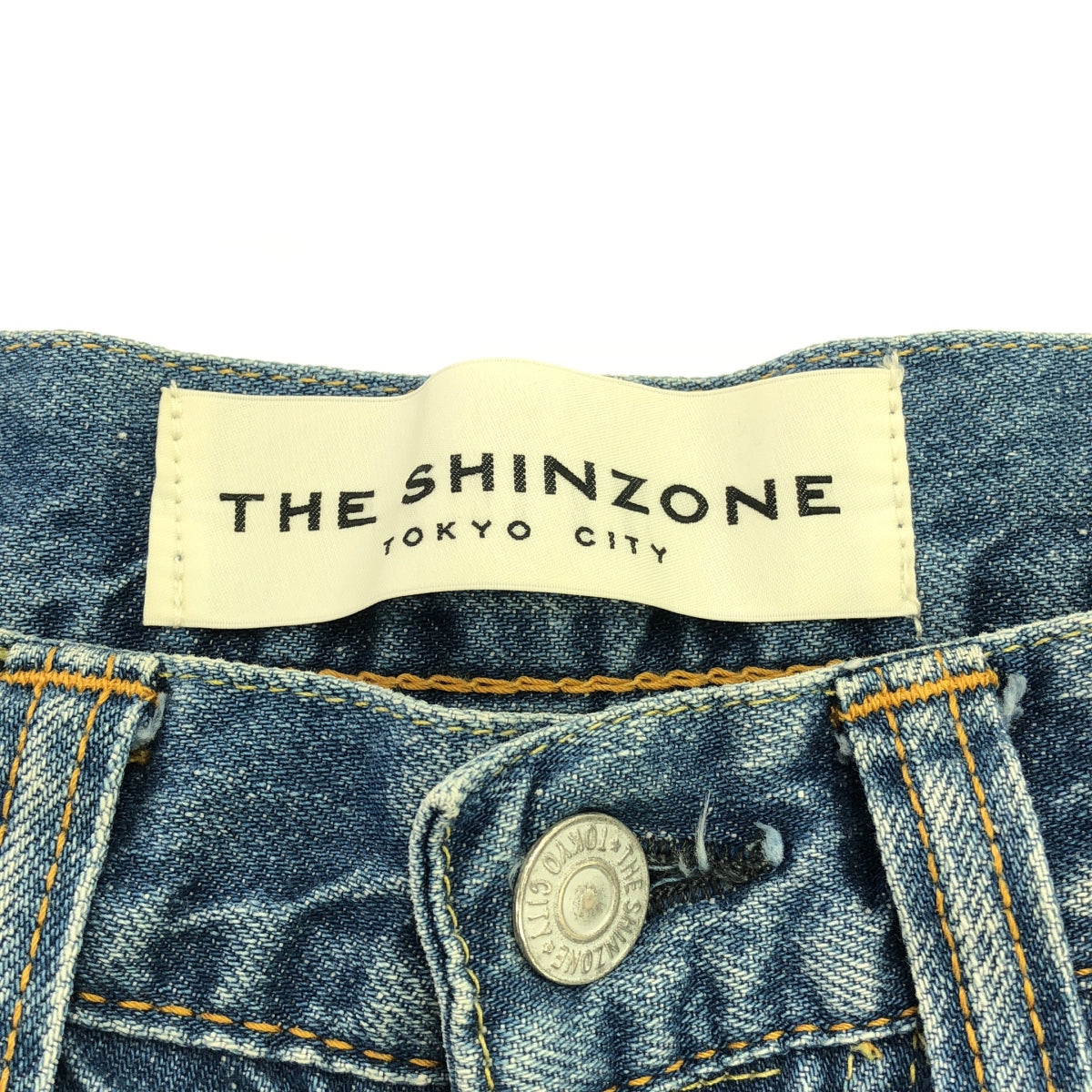Shinzone / シンゾーン | カットオフ ハイウエスト デニムパンツ | 36 | レディース