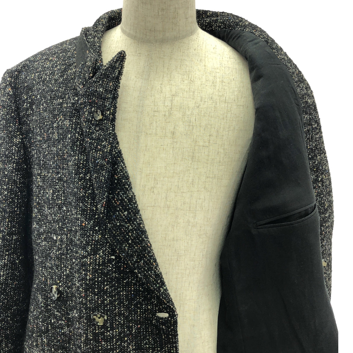 【신품】 MARINA YEE / 마리나이 | 2024AW | LEWIS REWORKED LONG COAT 롱 코트 | L | MULTI | 남성