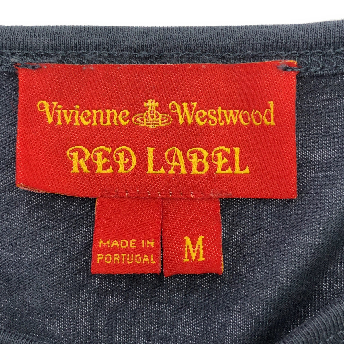 VIVIENNE WESTWOOD RED LABEL / 비비안 웨스트우드 레드 라벨 | 오브 자수 로고 티셔츠 컷소우 | M | 여성