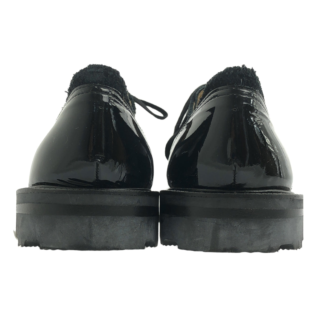 COMME des GARCONS HOMME | 90s Tanaka Homme suede and patent leather saddle shoes | Size 26 | Men's