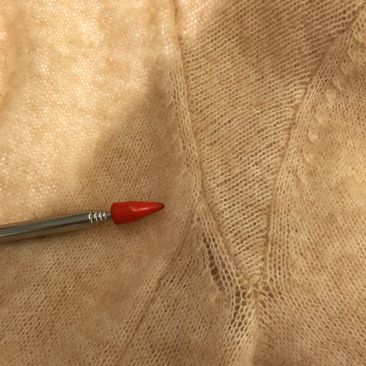 Acne Studios / アクネストゥディオズ | RAYA MOHAIR ロングカーディガン | XS | ベージュ | レディース