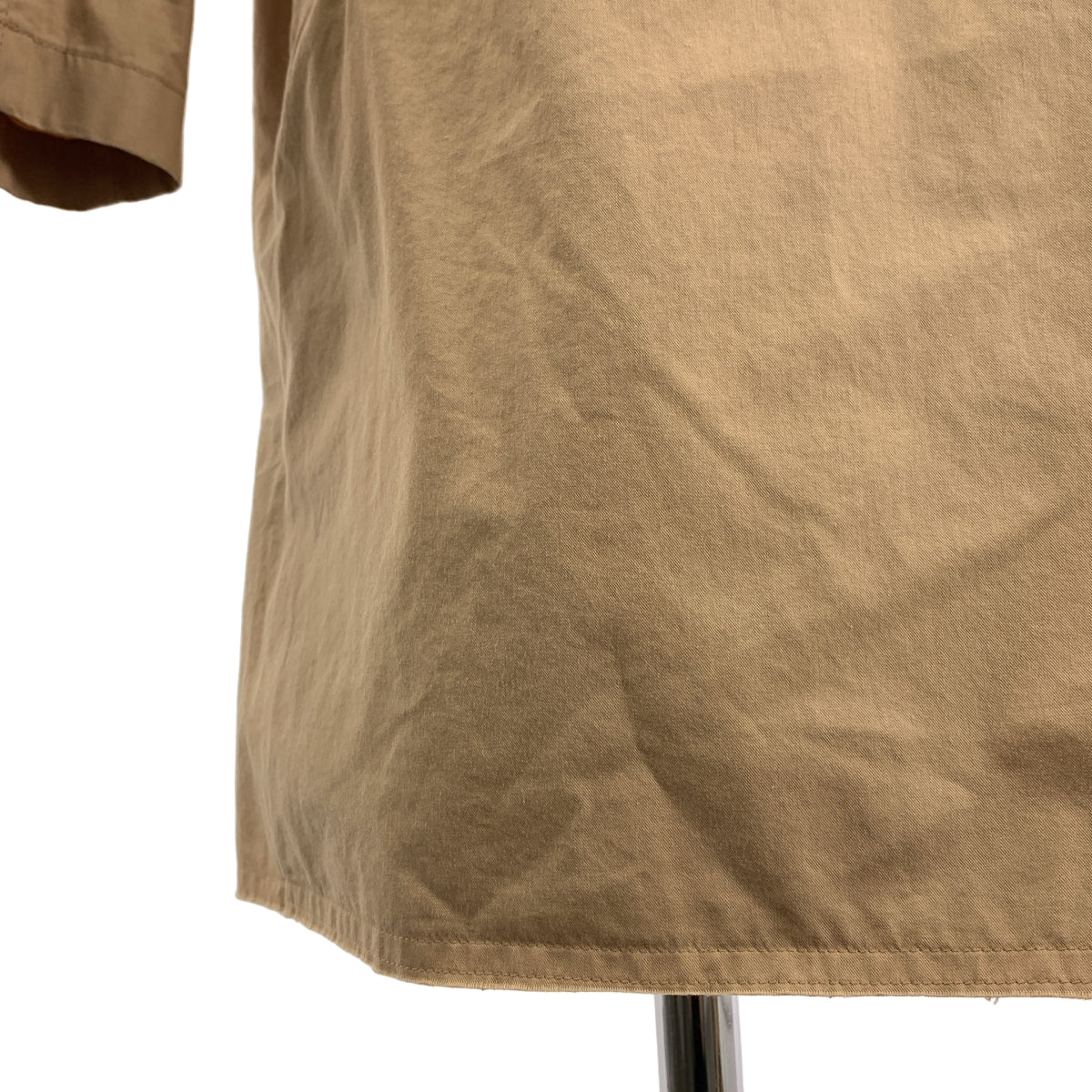 CELINE / セリーヌ | フィービー期 ロゴボタン ベルテッド ダブル コート | 36 | ベージュ | レディース