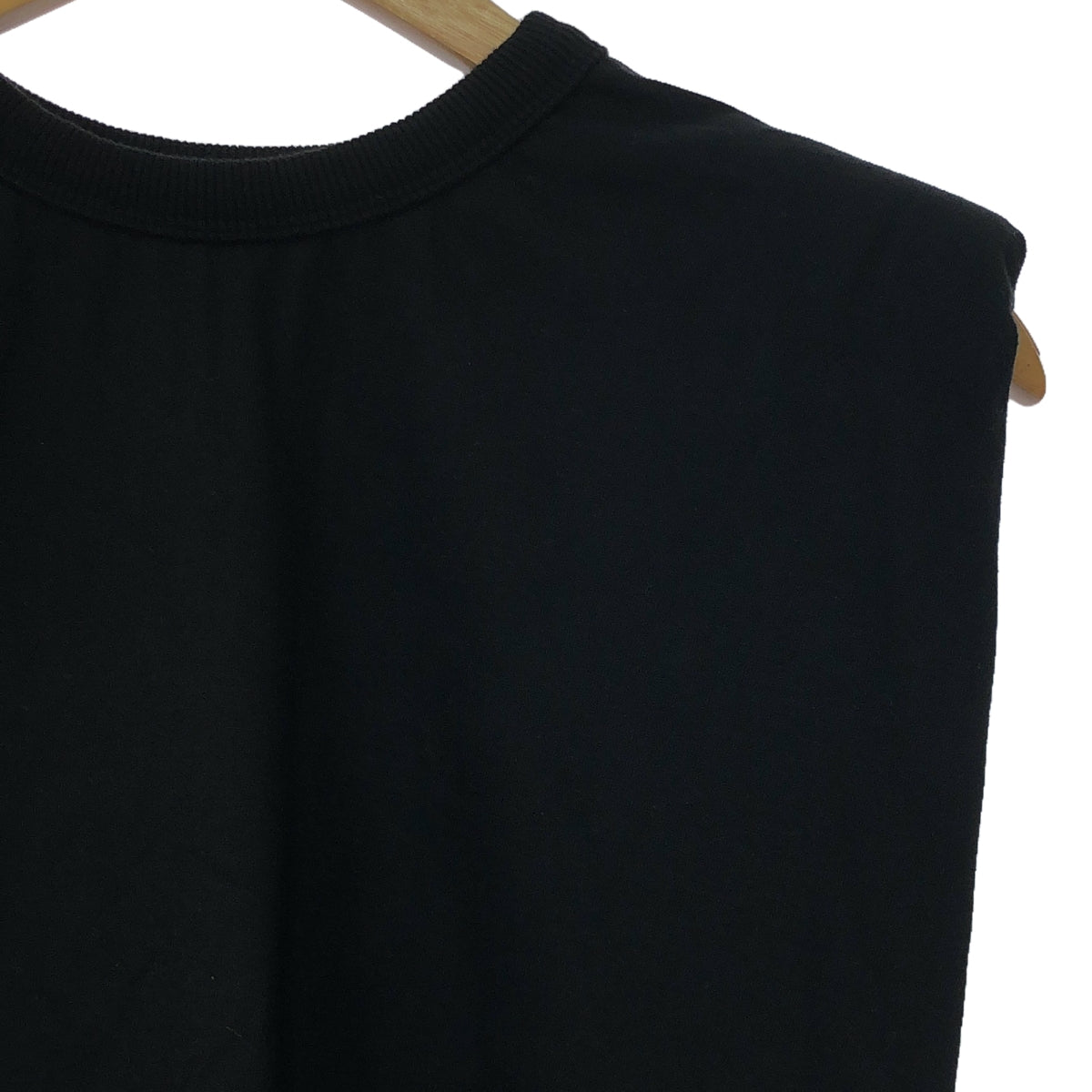 The Frankie Shop / フランキーショップ | EVA PADDED パワーショルダーカットソー | XS | ブラック | レディース