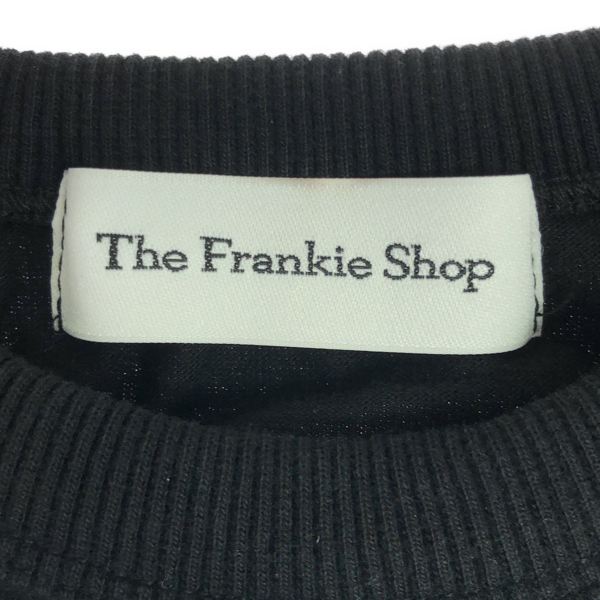 The Frankie Shop / フランキーショップ | EVA PADDED パワーショルダーカットソー | XS | ブラック | レディース