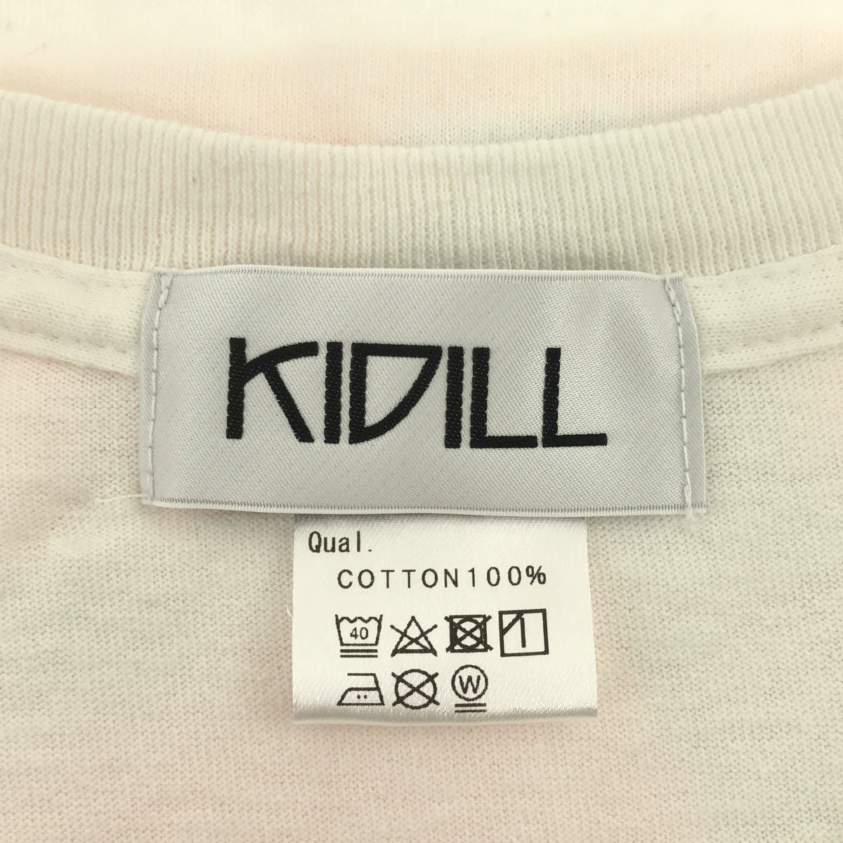 KIDILL | 2019AW | Siouxsie Sioux Tee Siouxsie Sioux Japanese Chaos Print T-shirt | FREE | Men's