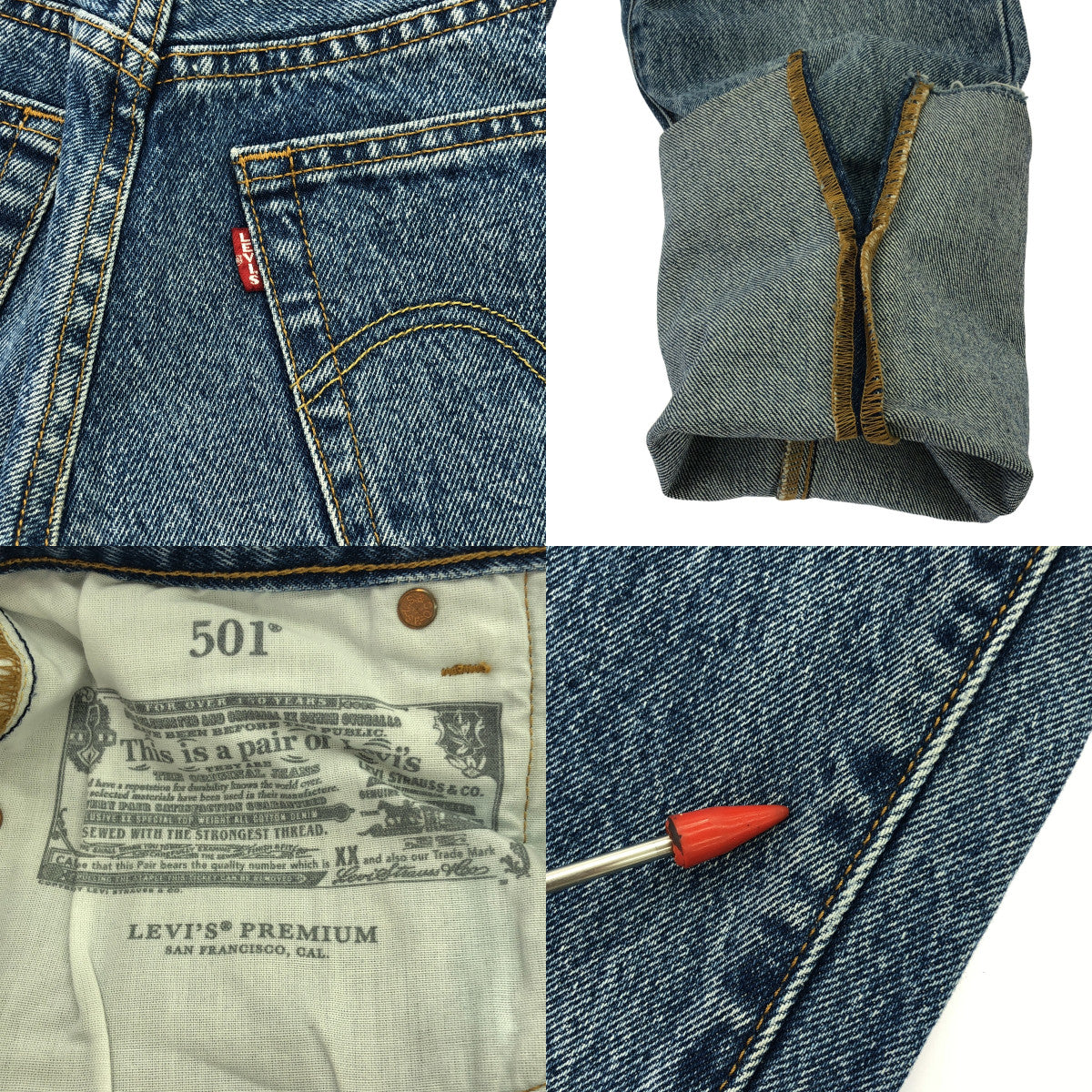 SLOBE IENA | Custom Levi's 501 Denim Pants | Size 24 | Women's