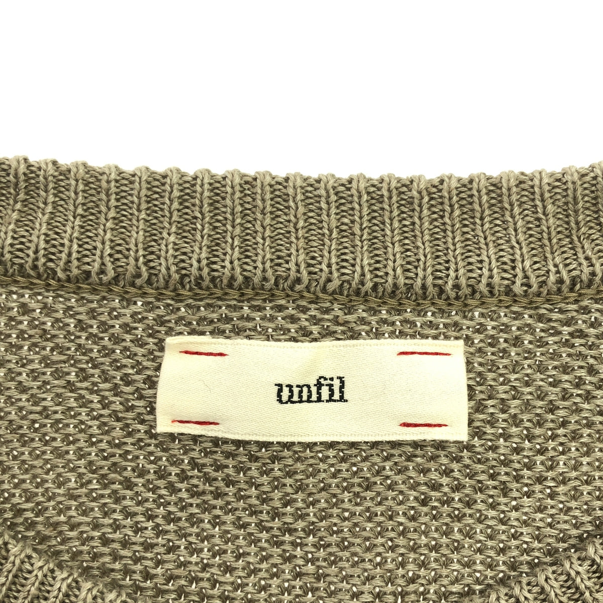 unfil / Unfil | 2019SS | French linen honeycomb-knit vest | 4 | Men's