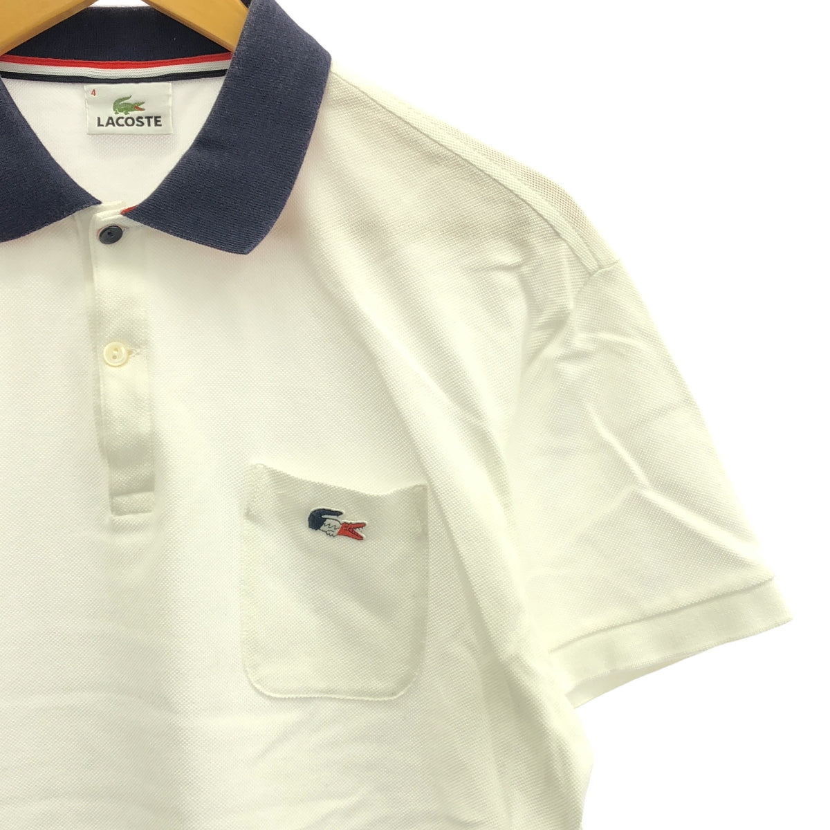 LACOSTE | Tricolor patch pique polo shirt | 4 | Men's