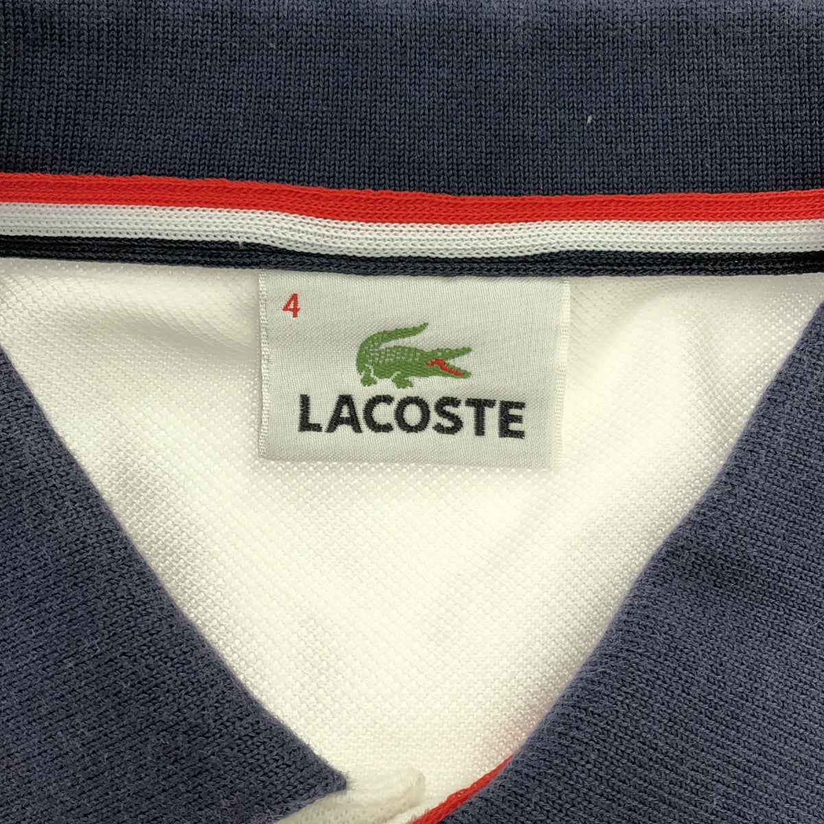 LACOSTE | Tricolor patch pique polo shirt | 4 | Men's