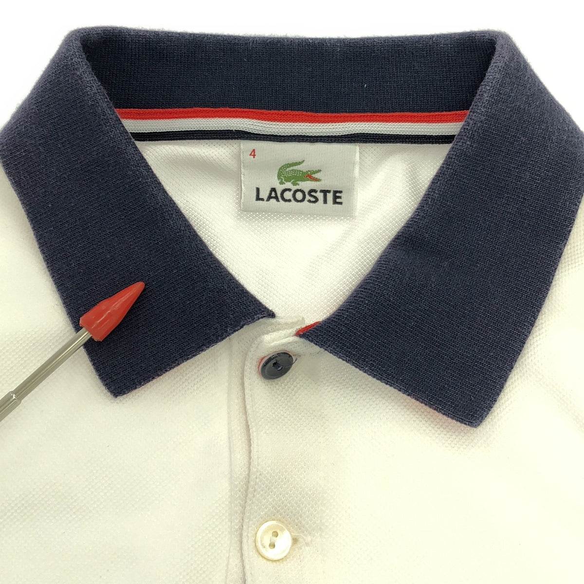 LACOSTE | Tricolor patch pique polo shirt | 4 | Men's