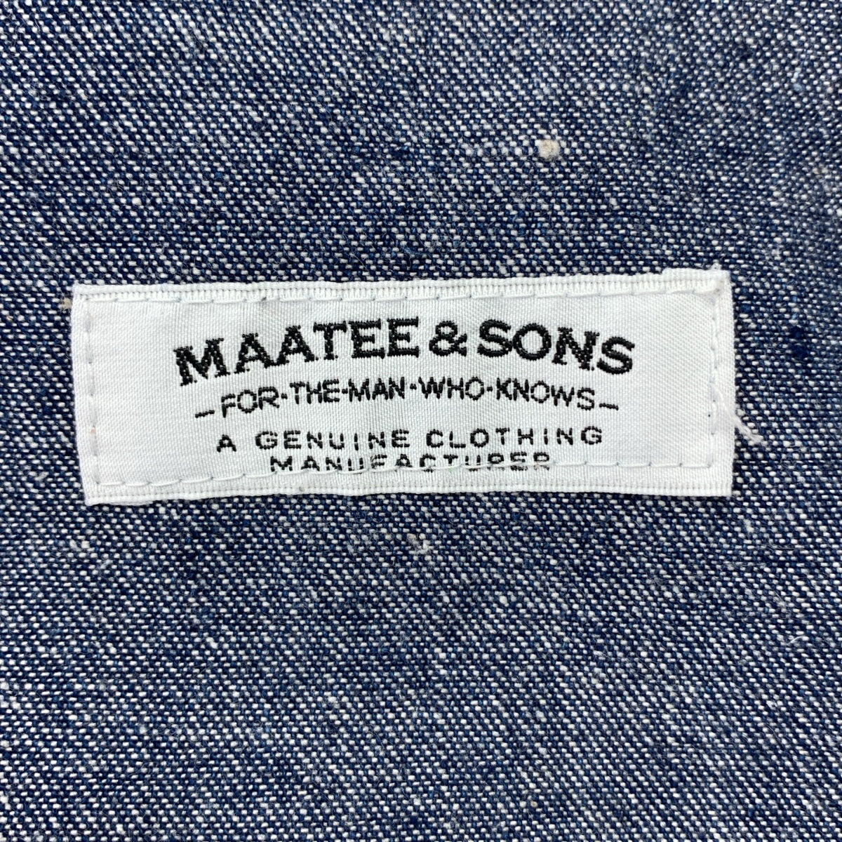MAATEE & SONS / 마티 & 샌즈 | 40s denim 커버 올 JK 데님 재킷 | 2 | 남성