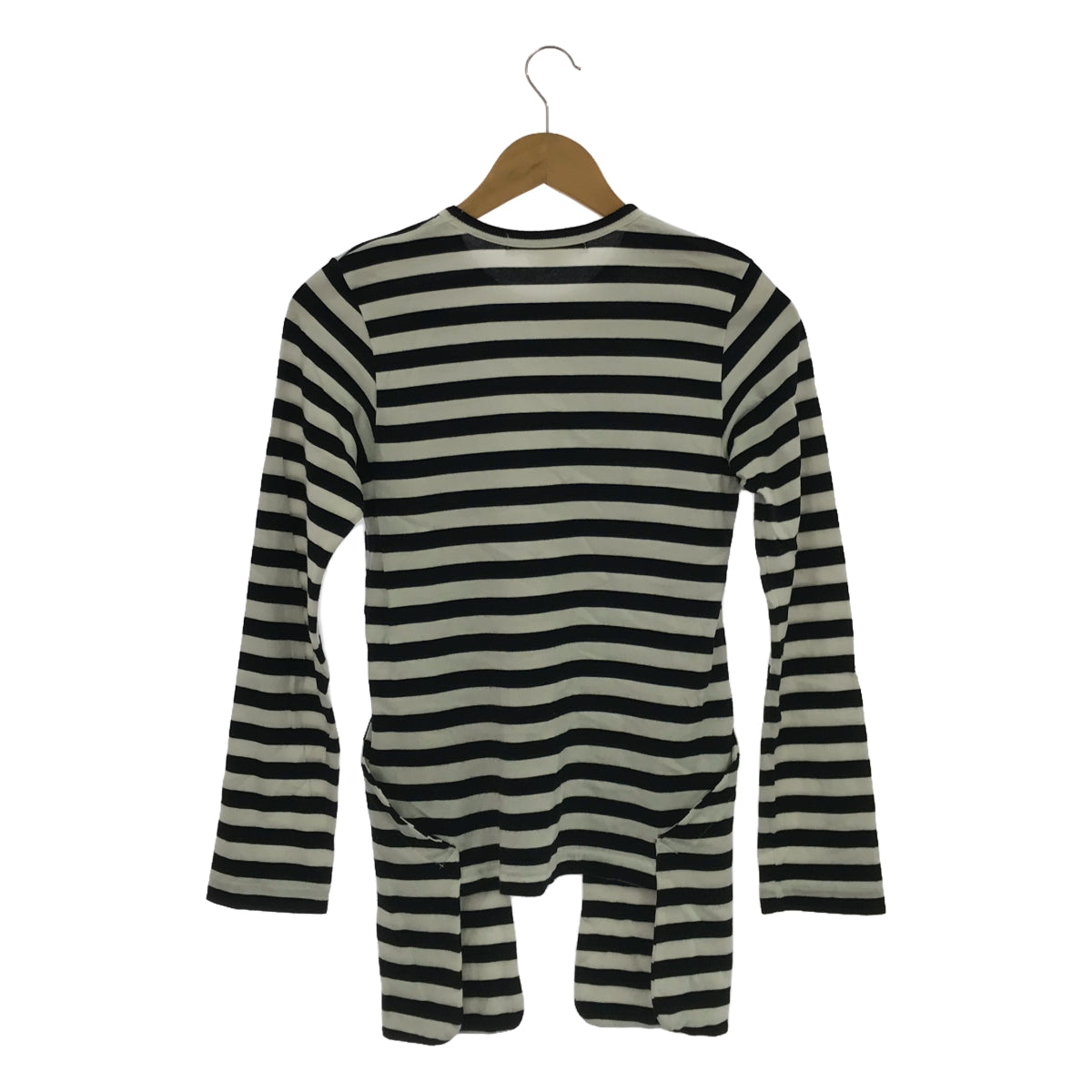 【미품】 COMME des GARCONS COMME des GARCONS / 콤콤 | 2019SS | 와이드 포켓 테두리 컷소우 | XS | 블랙/화이트 | 여성