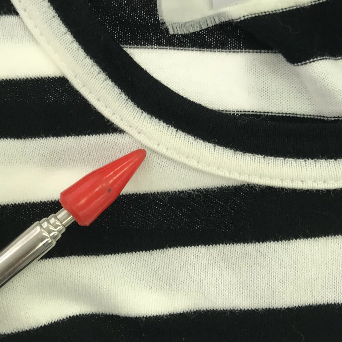 【미품】 COMME des GARCONS COMME des GARCONS / 콤콤 | 2019SS | 와이드 포켓 테두리 컷소우 | XS | 블랙/화이트 | 여성