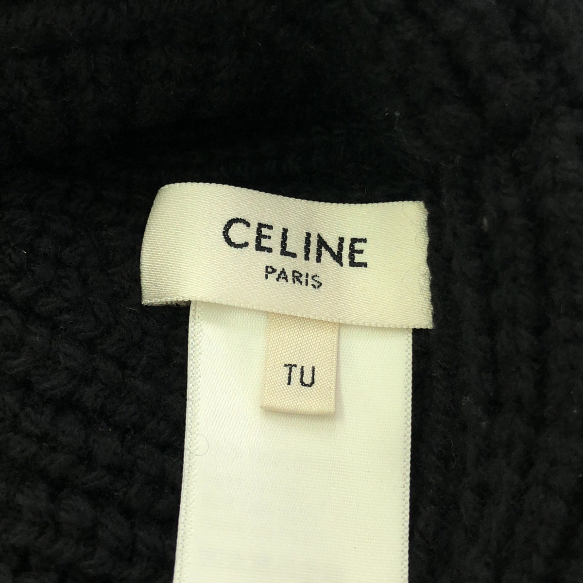 CELINE | Cashmere logo knit bucket hat | TU | Others