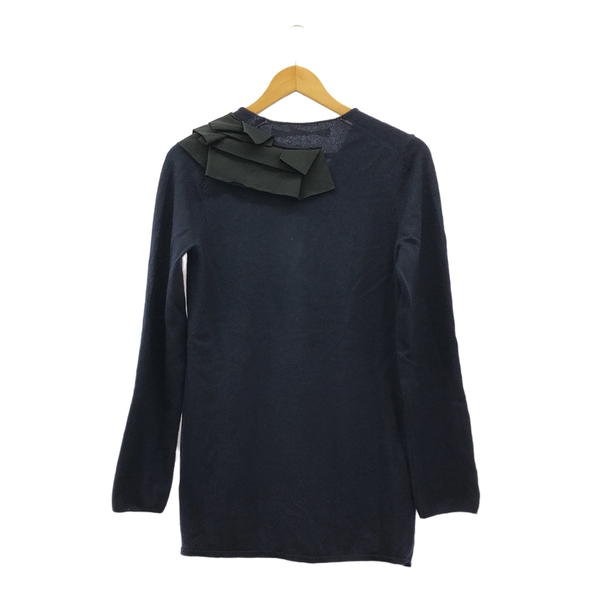 COMME des GARCONS | 2013AW | Cashmere blend ruffle V-neck knit | M | Women's