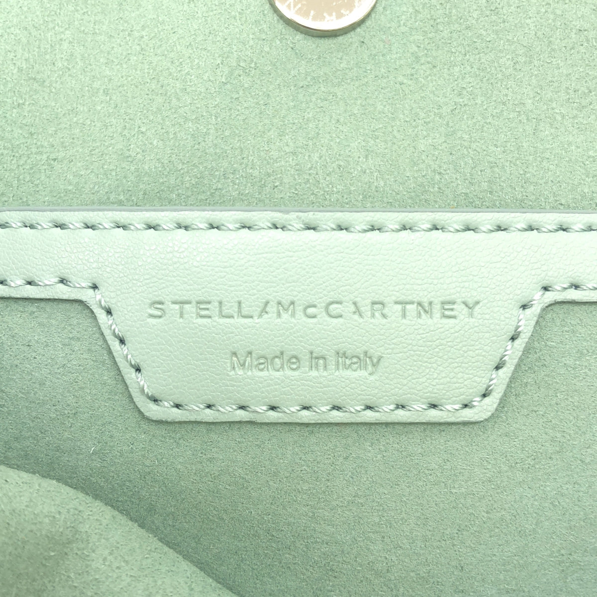 【美品】 STELLA McCARTNEY / ステラマッカートニー | 2way TINT TOTE / タイニートート クロシェ かぎ針編み ニット チェーンショルダーバッグ | LIGHT MINT | レディース