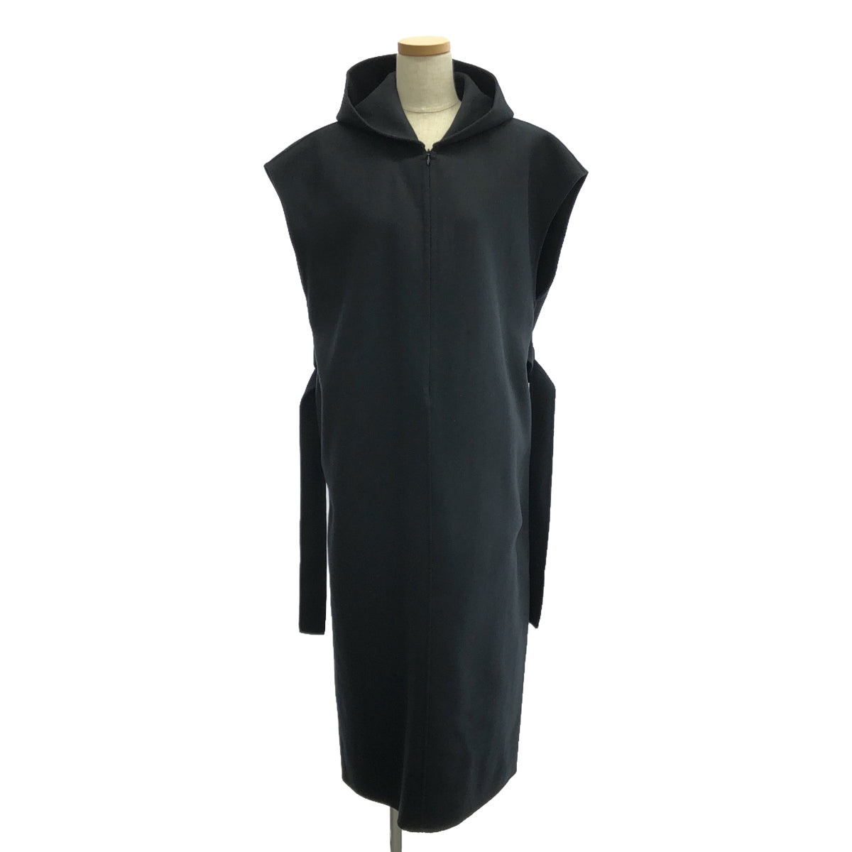 ADORE / アドーア | ライトリバーフーディーワンピース | 38 | ブラック | レディース