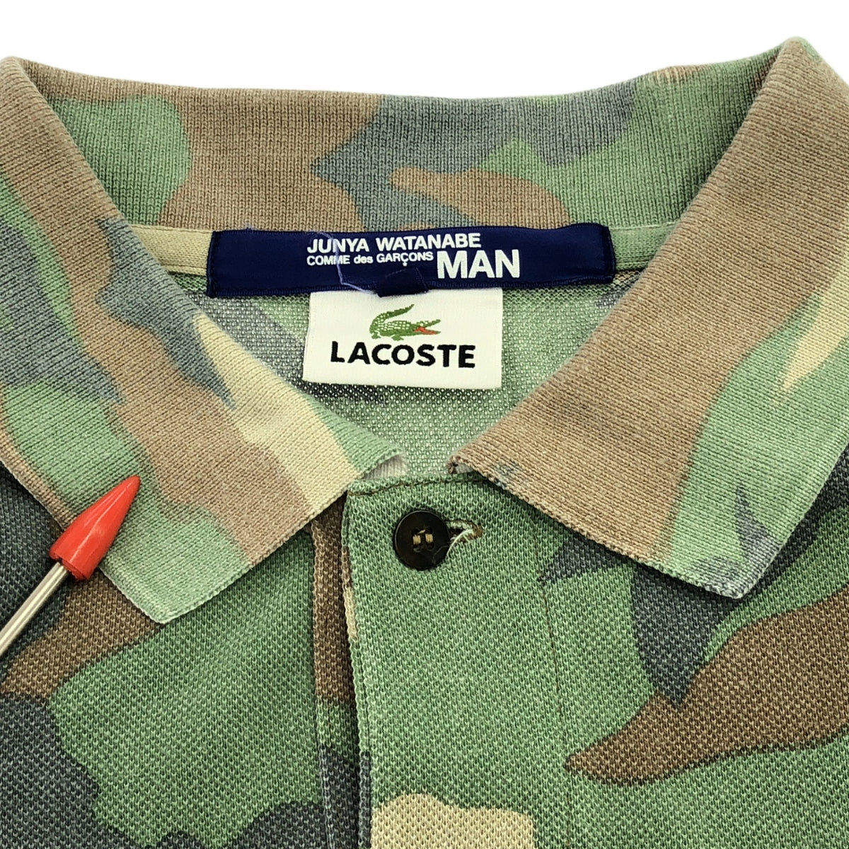 JUNYAWATANABE COMMEdesGARCONS MAN / Junya Watanabe Man | ×LACOSTE Woodland Camo Pique Polo Shirt | L | Men's