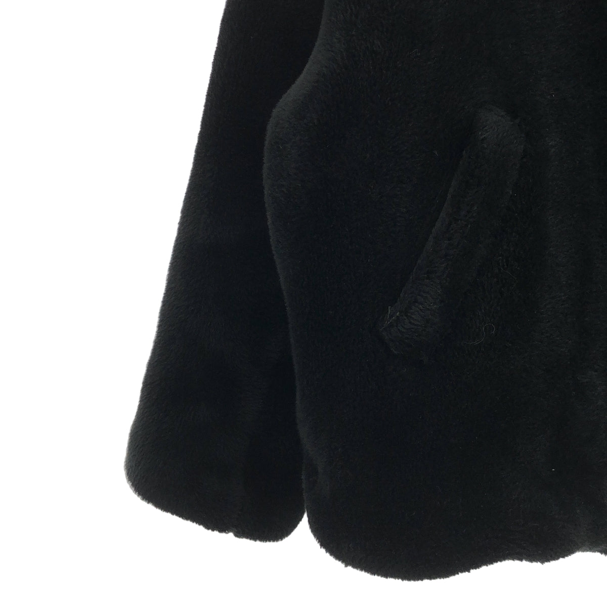 sulvam / サルバム | 2019AW | fur JKT ビッグ ファー スタンドカラー ジャケット | S | ブラック | メンズ