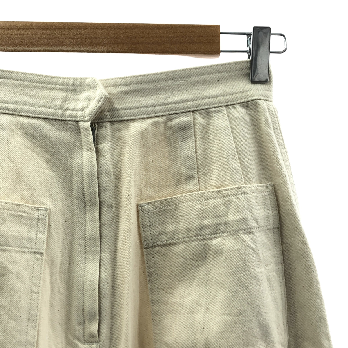 Ron Herman | 牛仔喇叭長裙 | S | 象牙色 | 女款