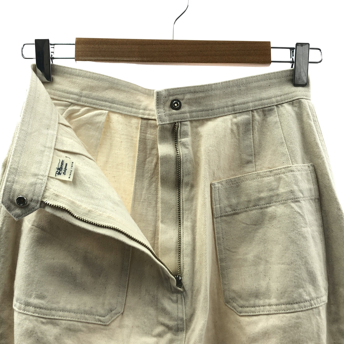 Ron Herman | 牛仔喇叭長裙 | S | 象牙色 | 女款