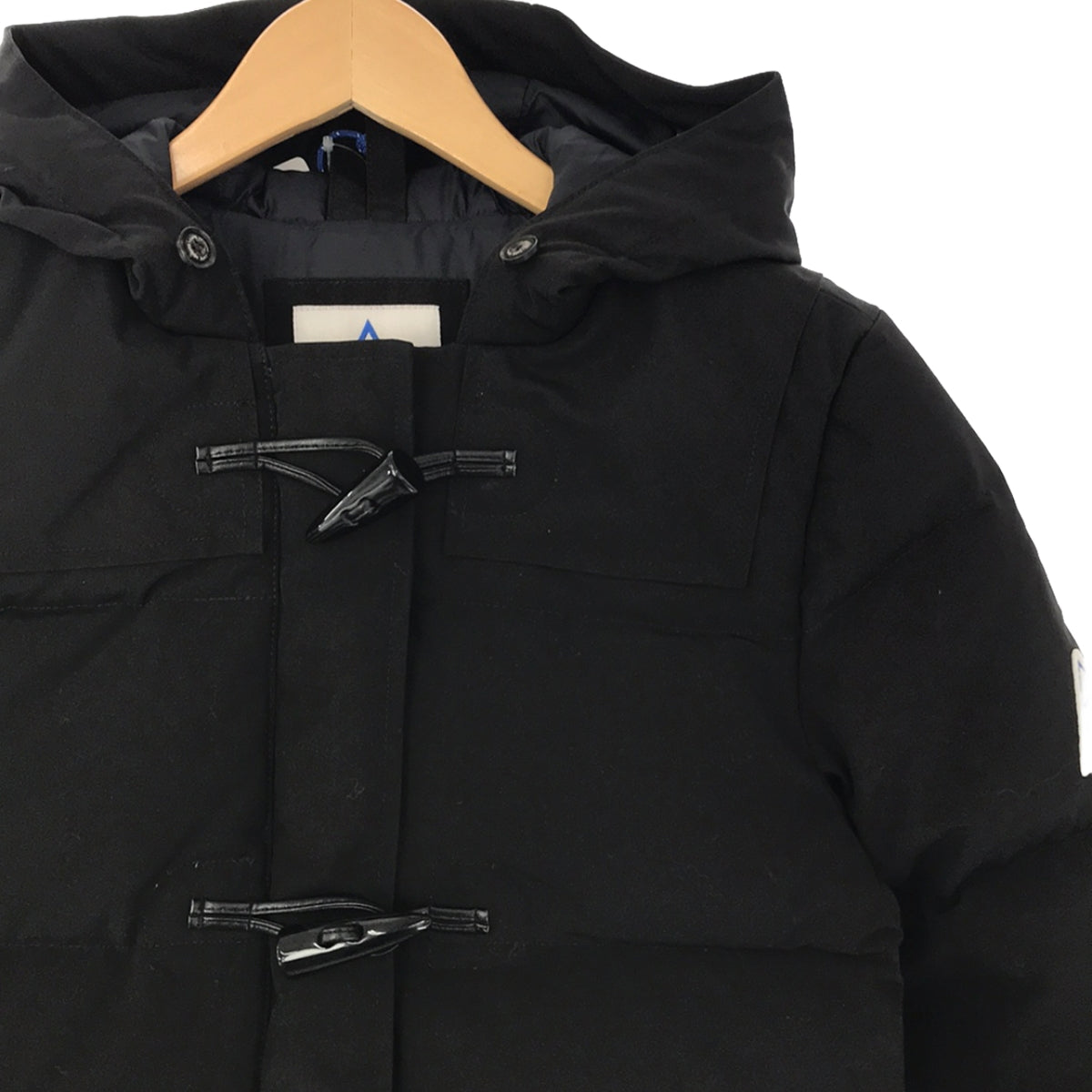 【新品】 Cape Heights / ケープハイツ | DALMENY JACKET / チンストラップ付き ダウンジャケット フーディ | S | Black | レディース