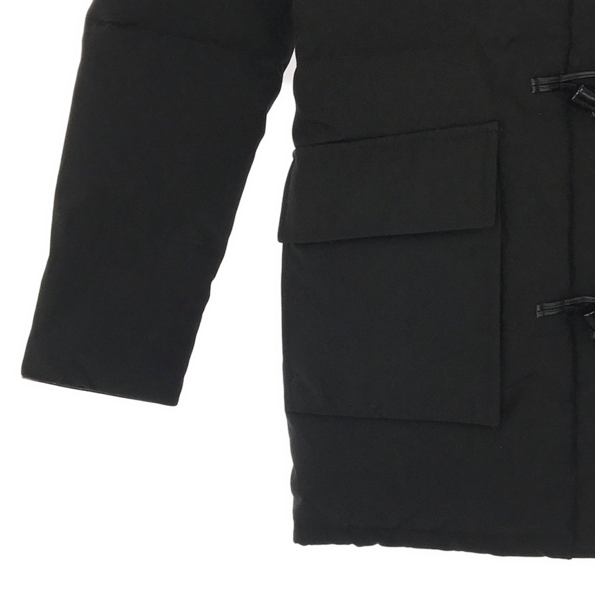 【新品】 Cape Heights / ケープハイツ | DALMENY JACKET / チンストラップ付き ダウンジャケット フーディ | S | Black | レディース