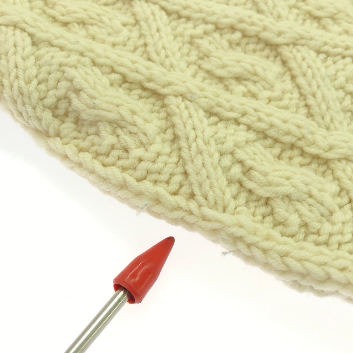 AURALEE / オーラリー | HARD TWIST MERINO ARAN KNIT P/O アラン ニット | 0 | アイボリー | レディース