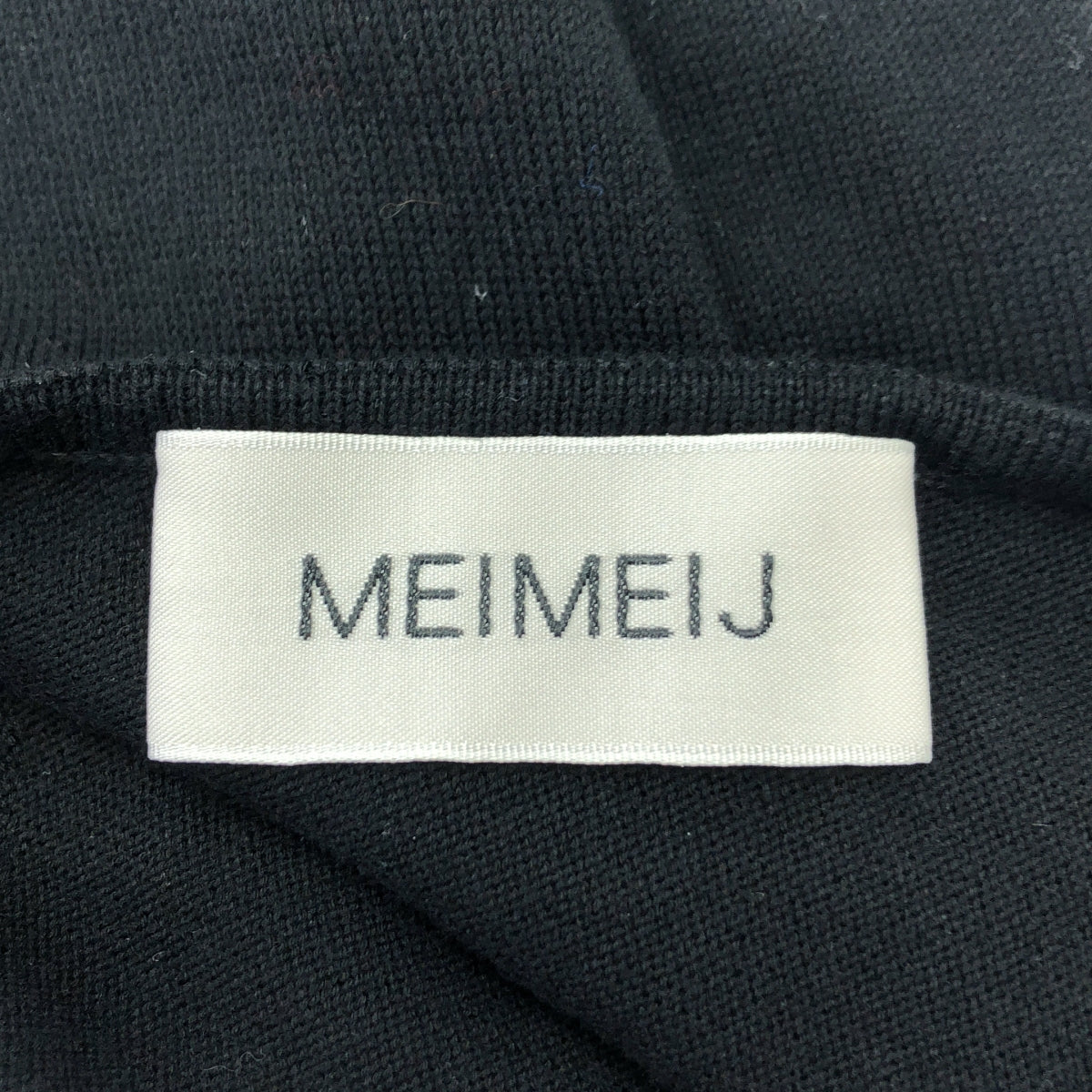 MEIMEIJ | 薄紗袖針織毛衣 | 38碼 | 黑色 | 女款