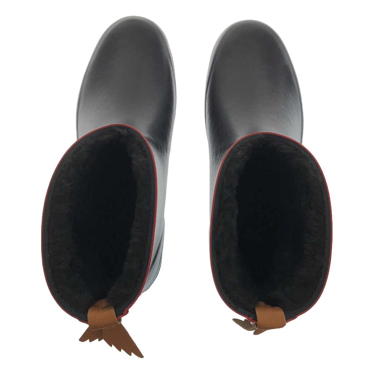 【美品】  AIGLE / エーグル | MS JUL BOT FUR アンクルラバーブーツ | 40 | ブラック | レディース