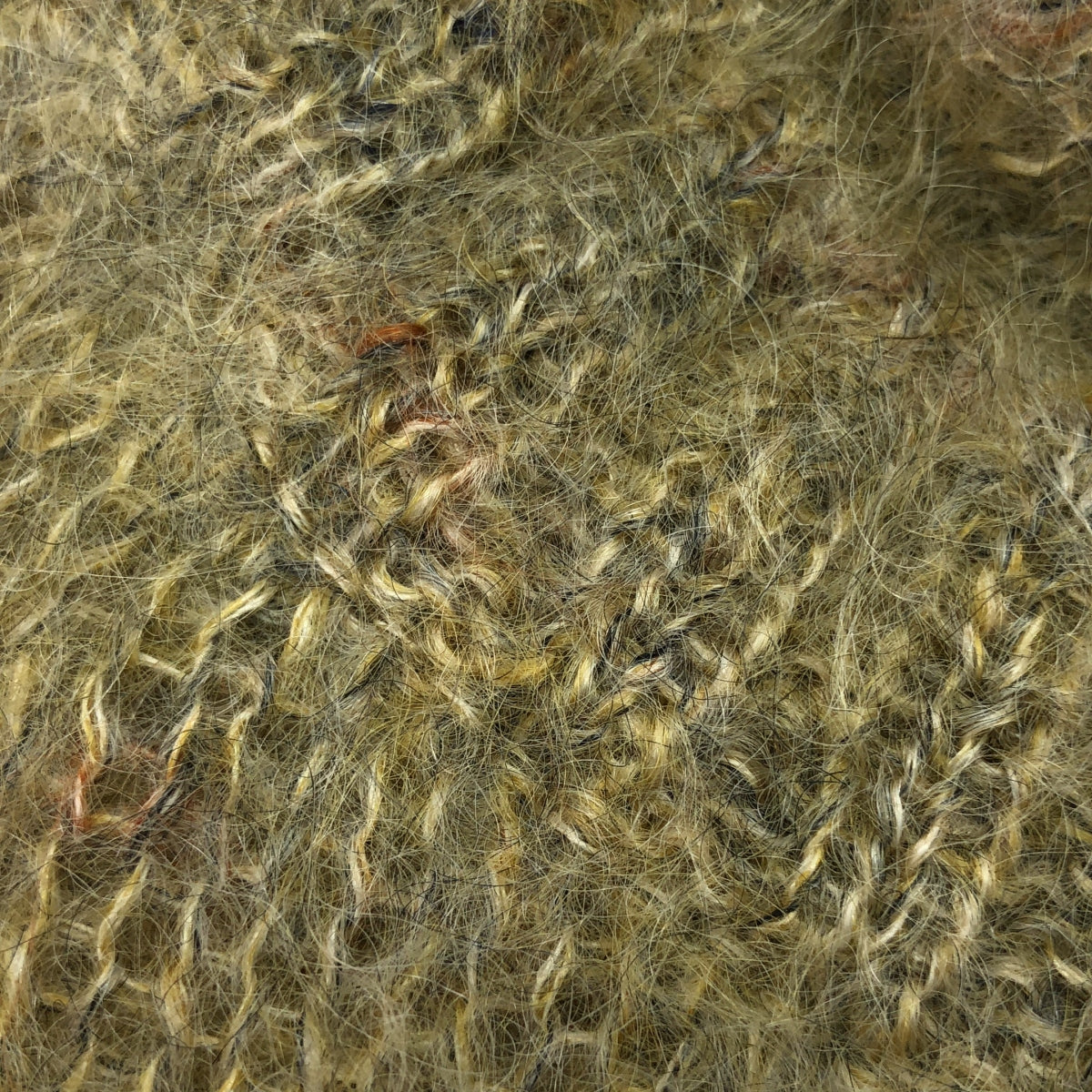 Ganni / ガニー | Brushed Mohair Cardigan / モヘヤ ウール ロゴ 金ボタン ニット カーディガン | S | レディース