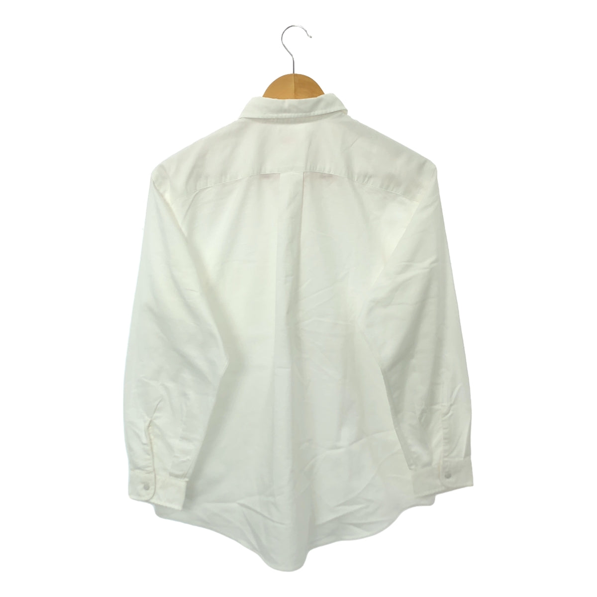 DANTON / ダントン | DOT BUTTON B.D SHIRTS LONG SLEEVE ボタンダウンシャツ | S | ホワイト | レディース