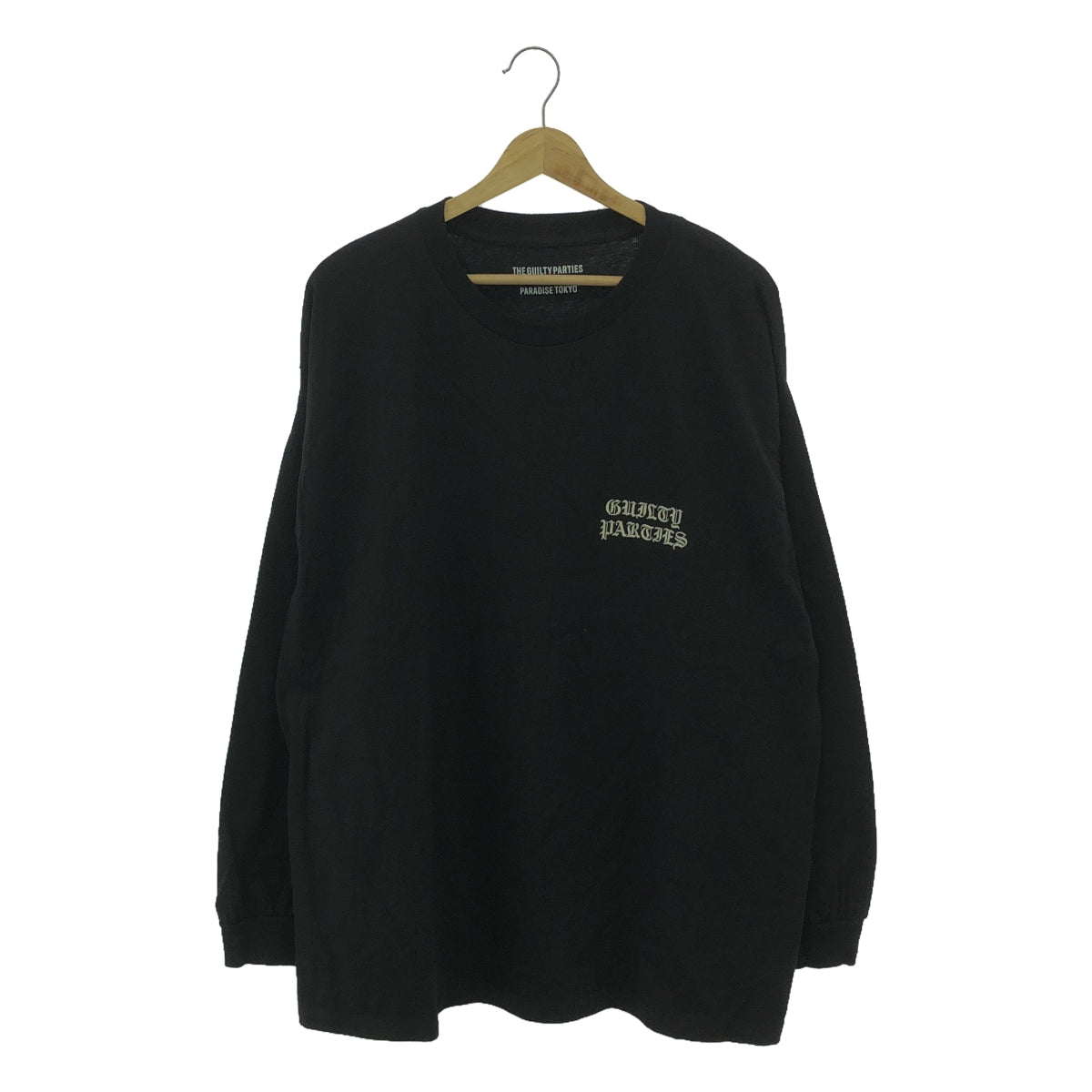 WACKO MARIA / ワコマリア | コットン 刺しゅう Tシャツ | XL | ブラック | メンズ