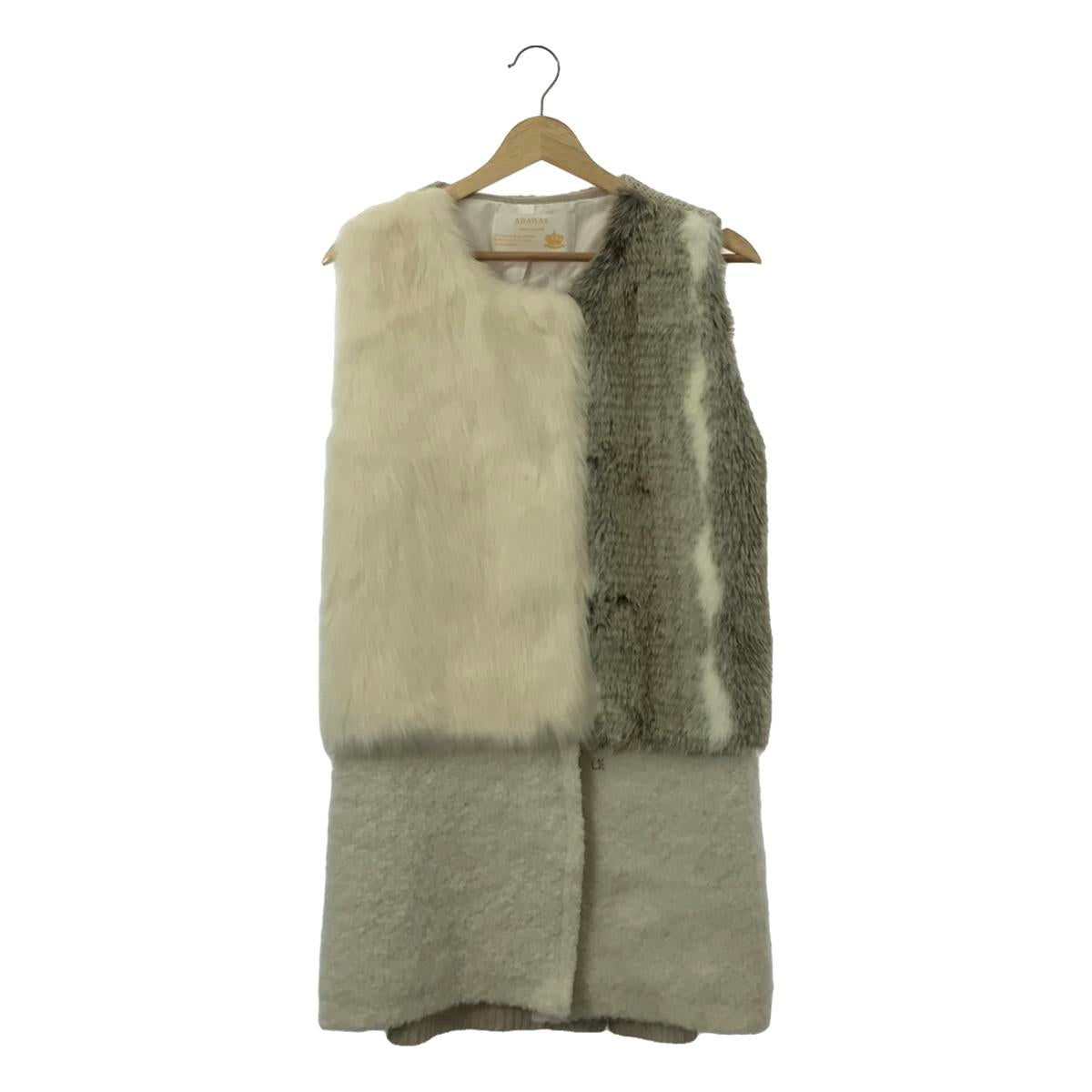 ADAWAS / アダワス | ECO FUR GILET / エコファー ジレ ベスト | 38 | ECRU | レディース – KLD