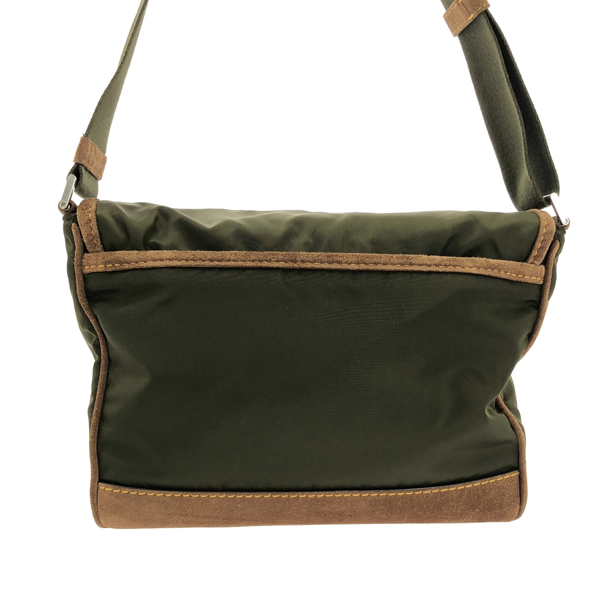 PRADA / プラダ | 2025SS | Re-Nylon ナイロン スエード ミディアム ショルダーバッグ |