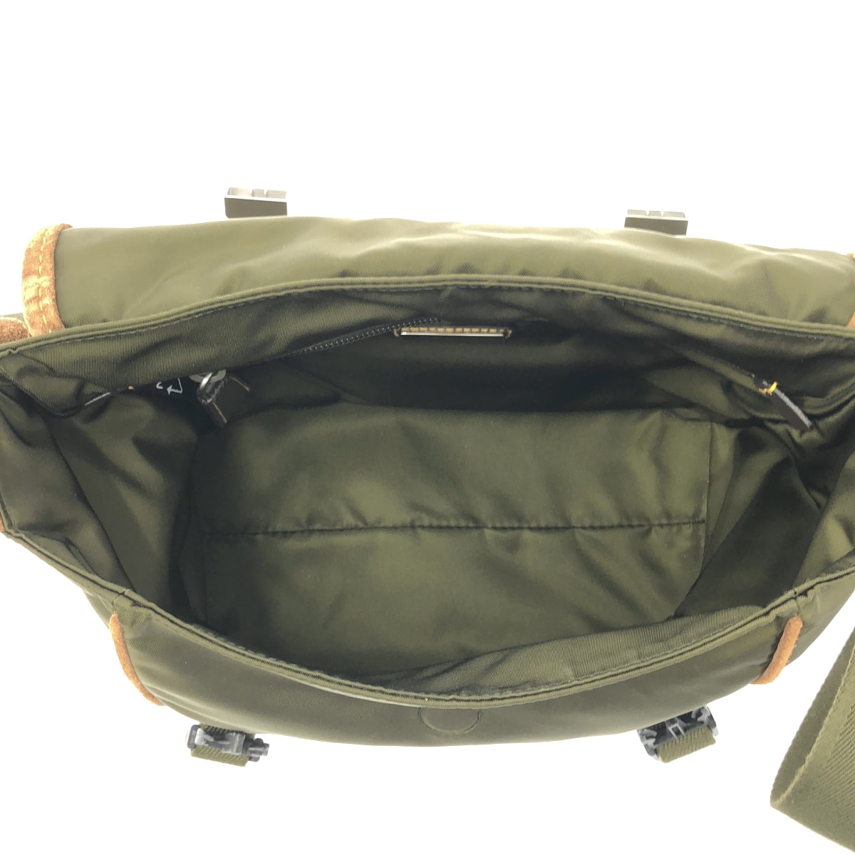 PRADA / プラダ | 2025SS | Re-Nylon ナイロン スエード ミディアム ショルダーバッグ |