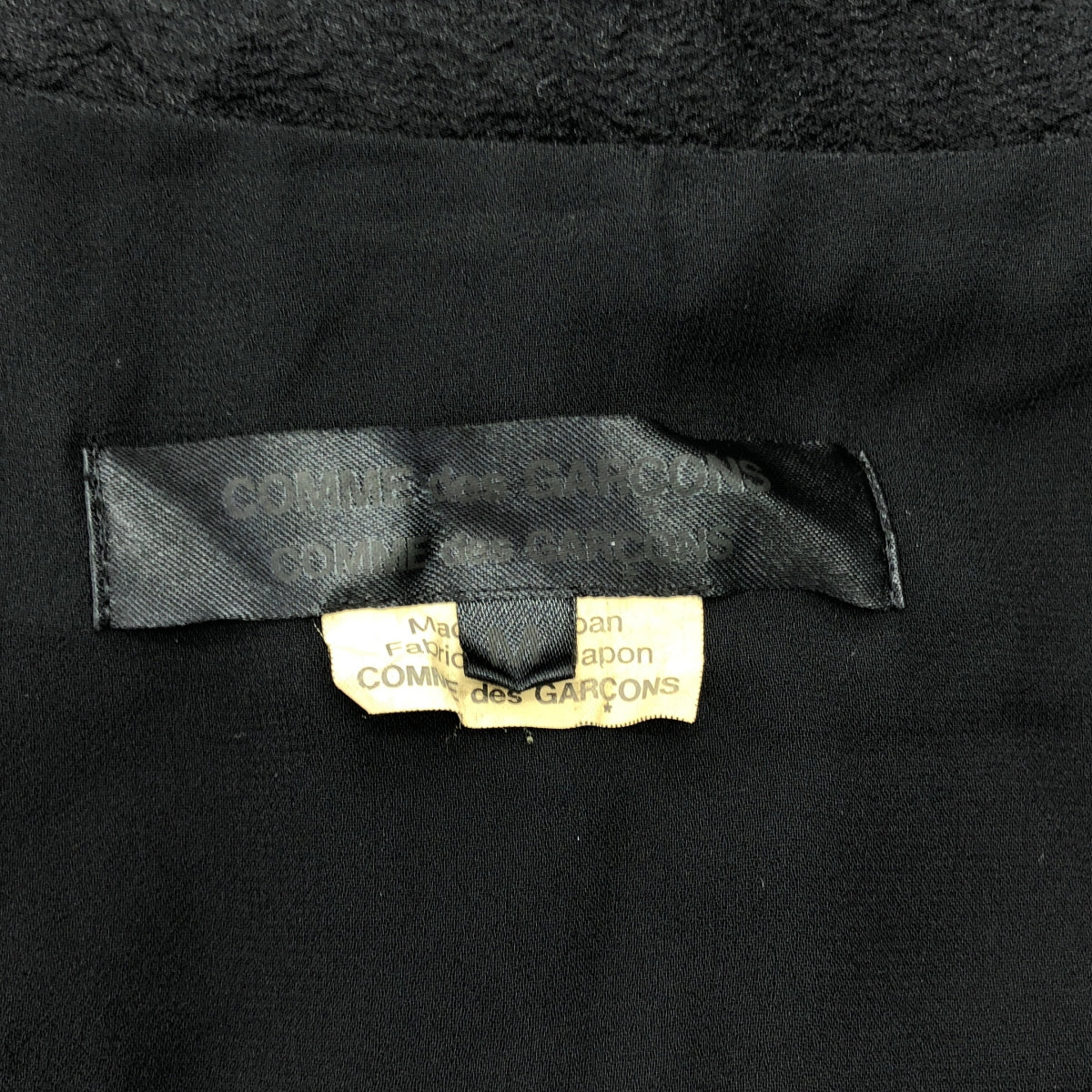 【미품】 COMME des GARCONS COMME des GARCONS / 콤콤 | 2021SS | 폴리 에스테르 제품 가공 포켓 첨부 드레스 원피스 / 총 안감 | M | 블랙 | 여성