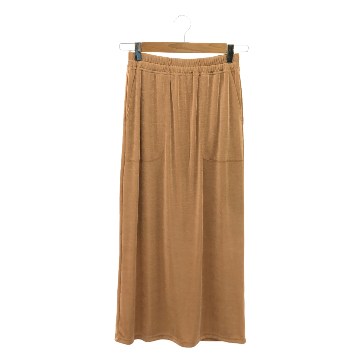 【新品】 CLANE / クラネ | 2021SS | BRIGHT JERSEY SKIRT ブライトジャージースカート | 1 | サーモンピンク | レディース