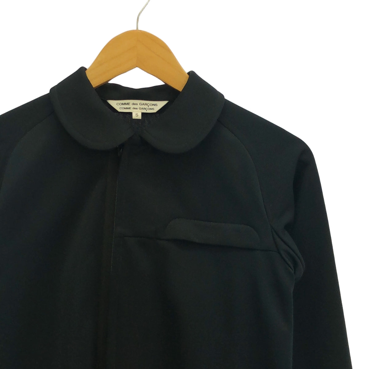 COMME des GARCONS COMME des GARCONS / Comme des | 2015春夏 | Sideline 平紋針織前拉鍊洋裝 | SHOPBOP S |黑色|女性的