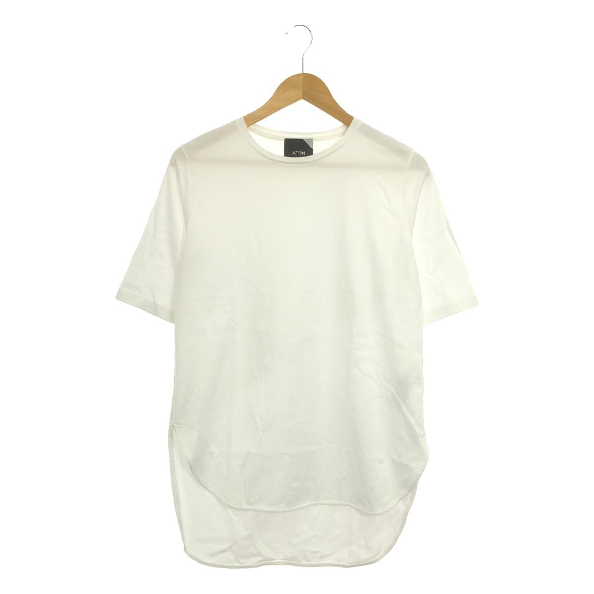 ATON / エイトン | SUVIN 60/2 | ROUND HEM T-SHIRT / ラウンドカット ロング Tシャツ カットソー – KLD