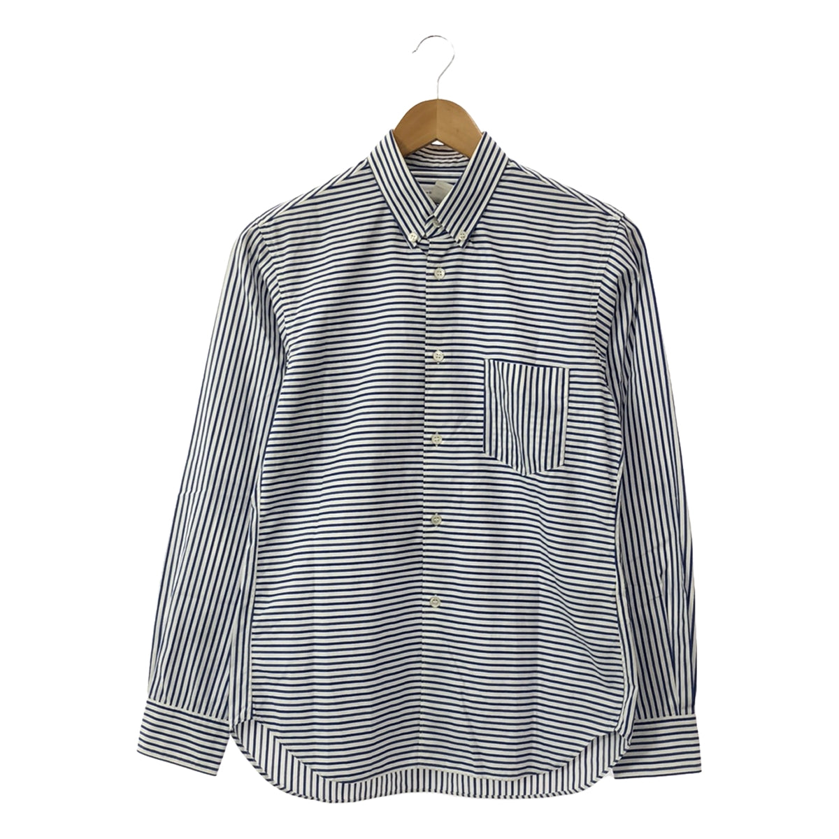 COMME des GARCONS SHIRT / コムデギャルソンシャツ | コットン ボーダー ストライプ 切替 ボタンダウンシャツ | – KLD